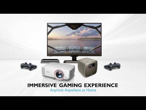 Enjoy Immersive Console Games with BenQ Gaming Monitors & Gaming Projectors