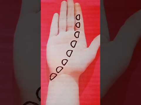 Easy Simple D Letter Mehndi Design Trick #mehndi #trending #easymehndi #youtubeshorts #shorts #viral