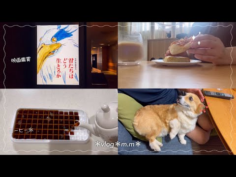 【vlog】母と映画を観に行ってコーヒー氷作りをした平日