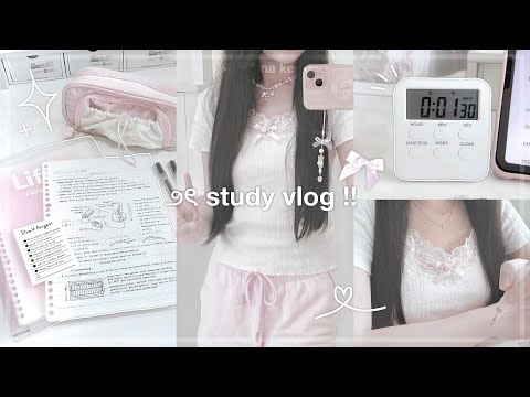 STUDY VLOG ep. 2 💭📓 | how I stay motivated, study tips + note taking, jeulia haul | jorgina kei