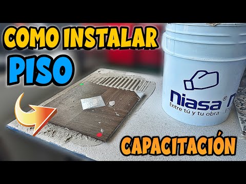 ✅ Como INSTALAR PISO ✅ Capacitación Con NIASA MÉXICO y  Ferretería PIPESO ✅