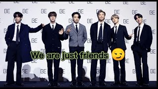 𝗪𝗲 𝗮𝗿𝗲 𝗷𝘂𝘀𝘁 𝗳𝗿𝗶𝗲𝗻𝗱𝘀|𝕓𝕥𝕤|Bts edits