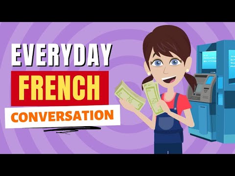 Learn French - Daily Bank Conversation Tutorial for Beginners | Practice Real Life Conversation