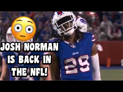 Josh Norman 2023 DEBUT 🔥 LAYS ‘HUGE’ HIT 😳 Bills Vs Buccaneers 2023 highlights