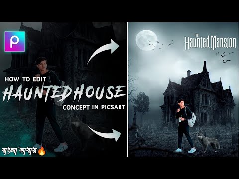 Picsart New Haunted House Manipulation Photo Editing || Picsart Creative Photo Editing Tutorial