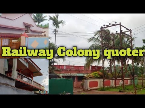 Railway Colony 2024 | Kirandul Railway Quarter | Indian Railways 🤨