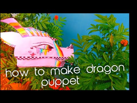 how to make dragon puppet with paper easy step by step#dragonpuppet ❤️❤️🧡