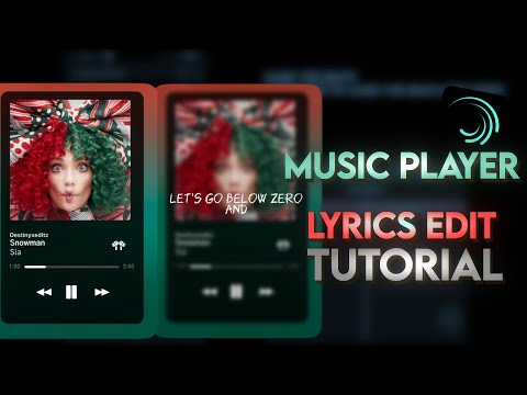 iPhone Music Player Lyrics Edit Tutorial