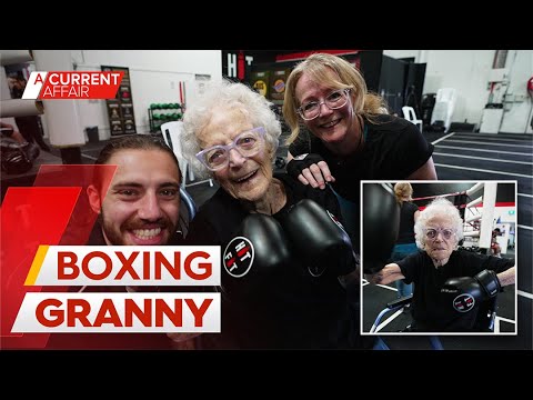 Meet the feisty great granny who's found a love for boxing aged 91 | A Current Affair