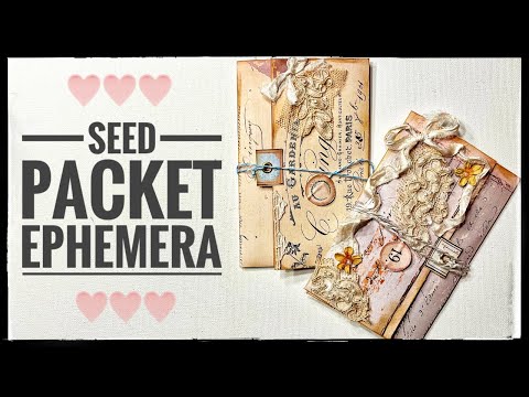 Journal Ephemera - Seed Packet Ephemera - How To - Tutorial