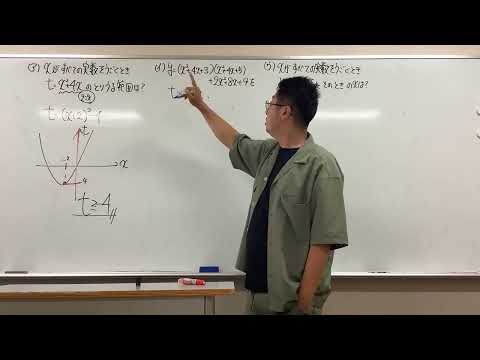 二次関数の最大最小〜置き換えたら範囲を考えろ〜