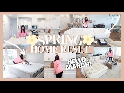 SPRING HOME RESET 🌸 GETTING MY HOME DEEP CLEANED //LoveLexyNicole