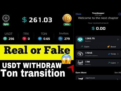 Tronkeeper withdraw problem || Tronkeeper new update || Tronkeeper real or fake | Tronkeeper listing