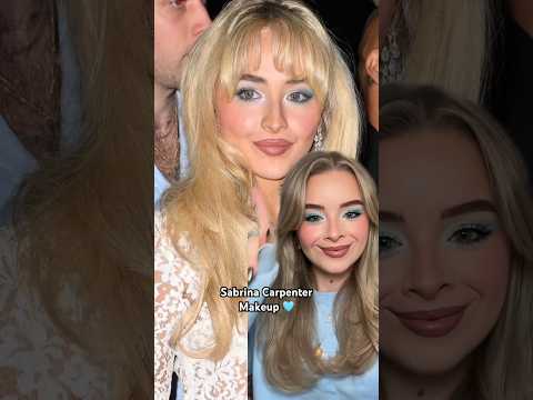 Sabrina Carpenter Makeup 🩵 #makeup #sabrinacarpenter #celebritymakeup