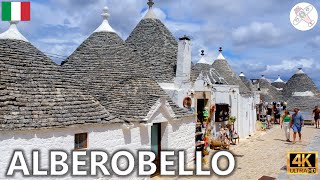 ALBEROBELLO │ITALY.  The TRULLI of ALBEROBELLO.  Colorful 4K images.