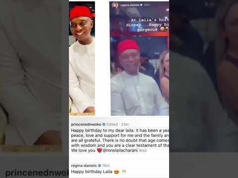 Regina Daniels Share Video From Her Co Wife's Birthday