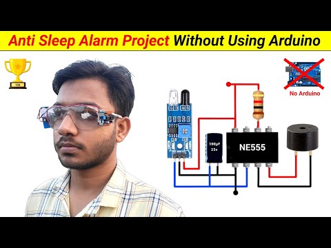 Anti Sleep Alarm without Arduino || Best Science Project || SKR Electronics Lab