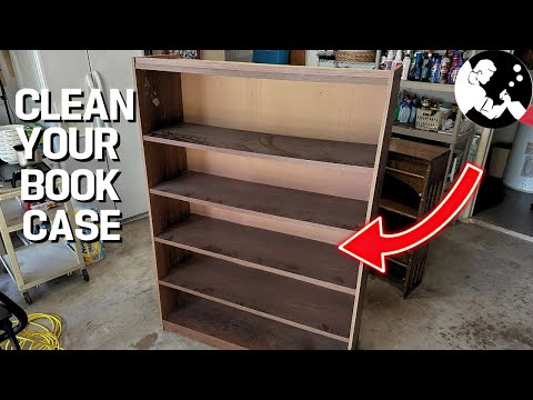 How To Clean a Wooden Book Shelf