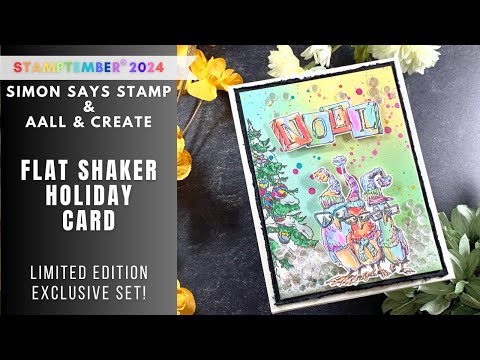 STAMPTEMBER AALL & Create | Flat Shaker Card