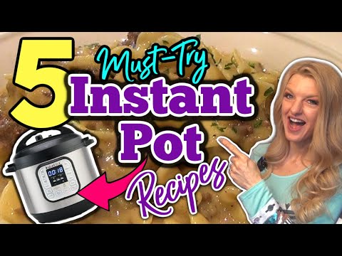 5 Unbelievable INSTANT POT RECIPES that will CHANGE YOUR LIFE! Easy & Tasty WEEKNIGHT DINNER IDEAS