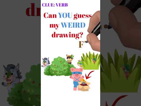 This blizzard drawing will teach you English verbs #englishbeginners #learnenglish