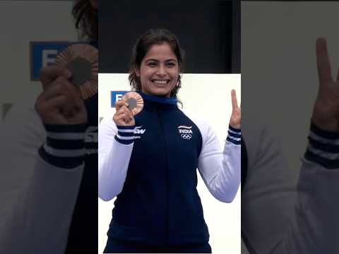 MANU BHAKER OLYMPIC MEDAL 🏅 #shorts #short #shots#trending #olympics #india #trending #viralshorts