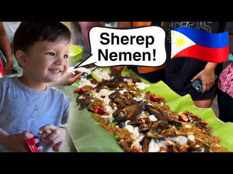 We Had a BOODLE FIGHT in the Philippines!