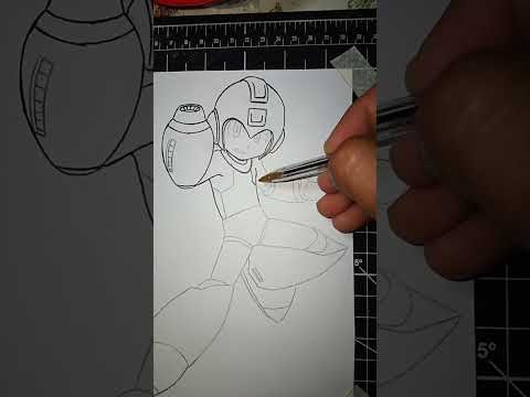 Desenhando Mega man #shorts #art #megaman