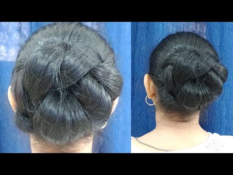 Letest Easy & Quick Hairstyles For Wedding Beautiful Bun Hairstyles For Ledis | Hairstyles Juda