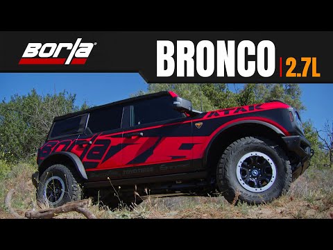 Borla Exhaust for 2021+ Ford Bronco 2.7L EcoBoost