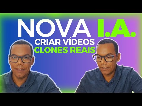 NOVA IA CRIA VÍDEOS REAIS com CLONES HUMANOS minuto GRÁTIS