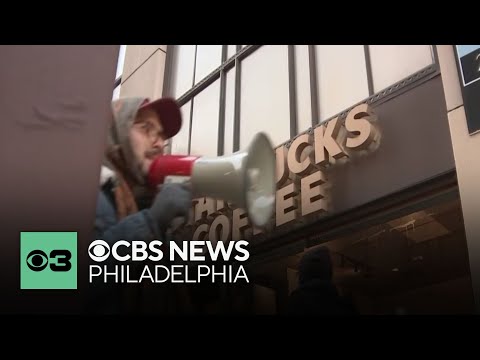 Starbucks baristas in Philadelphia join fellow workers on strike