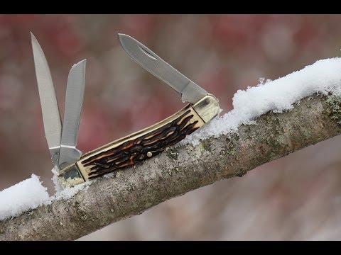 Legendary Uncle Henry 897UH Premium Stock Pocket Knife -- Best Pocket Knife w Staglon Handle