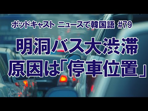 #79 韓国のバスが停留所でピッタリ止まらない理由　 明洞が大渋滞に