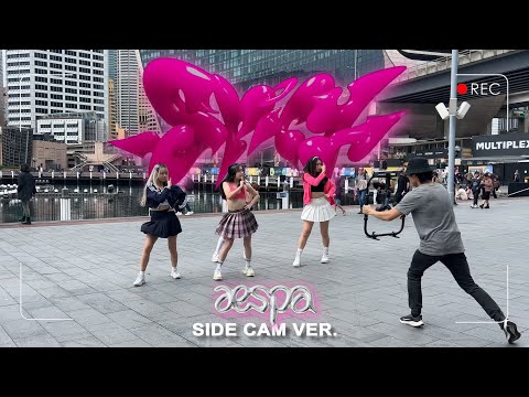 [KPOP IN PUBLIC][SIDE CAM] AESPA (에스파) "Spicy" Dance Cover by CRIMSON 🥀 | Australia