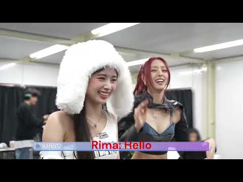 niziu rima with itzy yuna, yeji and ryujin cut  MUSIC BANK Japan