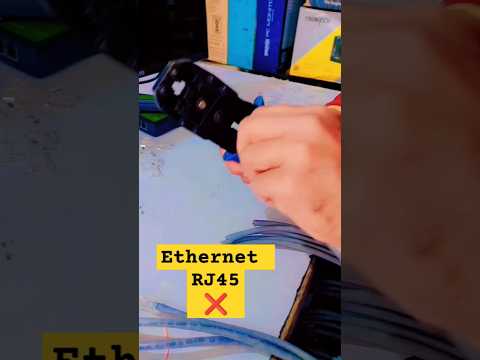 RJ 45 Connector Ethernet Internet Not Working Problem | Howvto Make 100% Ok Ethernet Cable#2024short