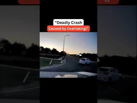 "A deadly crash caused by overtaking serves as a harsh reminder. Stay aware and drive safely.