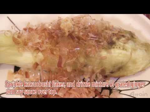 Grilled eggplantYAKI NASU✿JAPANESE HOME COOKING焼き茄子✪How to Japan TV