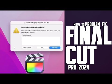 Fix Final Cut Pro X Crash Problem | Final Cut Pro X 2024