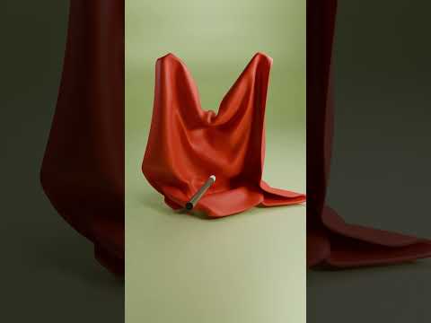 Cloth Simulation Vs Magic #blender #clothsimulation #physics