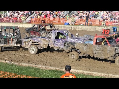 9/3/2023 Firelands Labor Day Festival Demolition Derby - Heat 3 - Full Size Truck