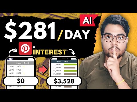 Pinterest! $3,528 Sale Using Affiliate Marketing In 2024 | Clickbank + Ai Free Method (Hindi)