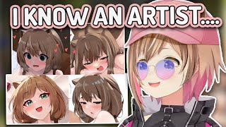 Risu Notice An Artist That Drew Her Everyday In November [Ayunda Risu | Hololive ID]