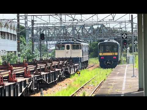 DEC741系 JR九州線検測返却回送 柳井駅出発