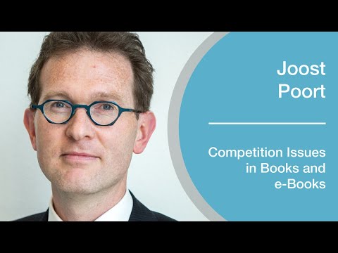 Joost Poort on policy considerations and the rationale for books price regulation