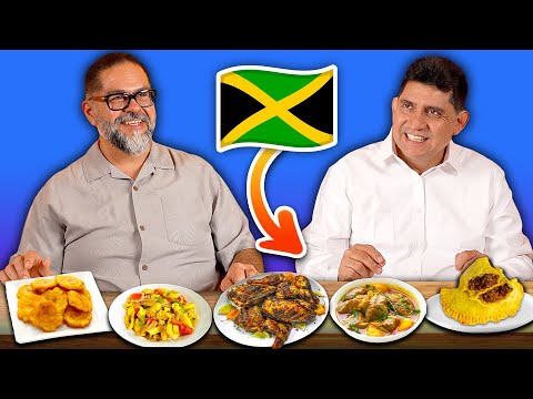 Mexican Dads Try Jamaican Food!