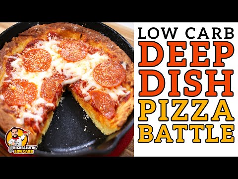 Low Carb DEEP DISH PIZZA Battle - The BEST Keto Deep Dish Pizza Recipe!