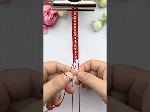 Simple, easy to learn, good-looking, rope braiding skills sharing, handmade DIY, simple braided