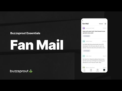 Fan Mail — Buzzsprout Essentials